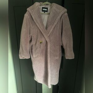 Apparis Women's Plush Lilac Teddy Jacket